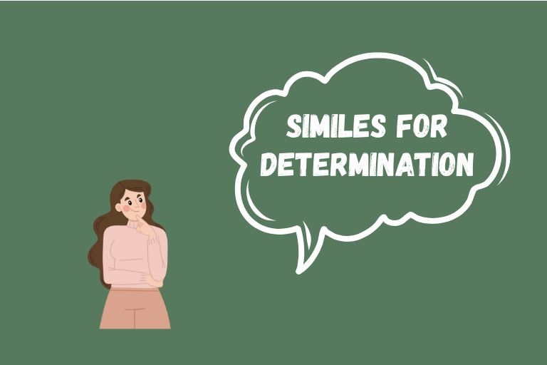 Similes for Determination