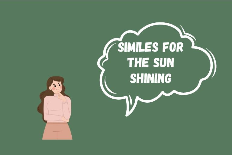 Similes for the Sun Shining